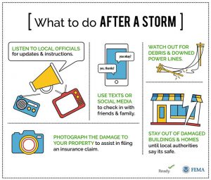 Tips: What to do after a storm